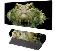 Alfombrilla Ratón Gaming 700x400x3mm Animal, Alfombrilla Escritorio XXL Verde, Protector Escritorio con Base de Goma Antideslizante, Mouse Pad con Bordes Cosidos, Desk Mat para Gamer Oficina PC 3-7644