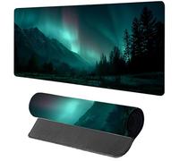 Alfombrilla Ratón Gaming 800x400x3mm Cielo Estrellado, Alfombrilla Escritorio XXL áRbol, Protector Escritorio con Base de Goma Antideslizante, Mouse Pad con Bordes Cosidos, Desk Mat para PC K-7621