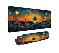 Alfombrilla Ratón Gaming Azul 700 x 300 x 3MM, Mouse Pad XXL lavable, Alfombrilla Raton Ordenador, Mousepad Historietas con Base de Goma Antideslizante, Oficina Accesorios, para Jugadores, PC -2510793