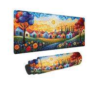 Alfombrilla Ratón Gaming Color 1000 x 500 x 3MM, Mouse Pad XXL Lavable, Alfombrilla Raton Ordenador, Mousepad Historietas con Base de Goma Antideslizante, Oficina Accesorios, para Jugadores -2510A98