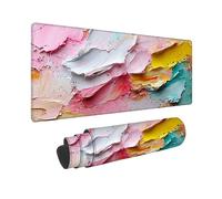 Alfombrilla Ratón Gaming Color 900 x 400 x 3MM, Mouse Pad XXL Lavable, Alfombrilla Raton Ordenador, Mousepad Cuadro con Base de Goma Antideslizante, Oficina Accesorios, para Jugadores, PC -2510752