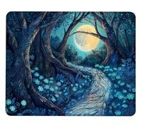 Alfombrilla Ratón Gaming Mouse Pad Bosques Mousepad con Bordes Cosidos, Impermeable, Antideslizante Alfombrilla Raton Mejora Precisión y la Velocidad, para Juegos Oficina Regalos 290x240mm Y0-706
