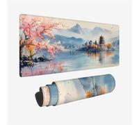 Alfombrilla Ratón Gaming Paisaje Alfombrilla Ratón XXL 1000x500x3mm, Arquitectura Impermeable Mouse Pad Mejora La Precisión y La Velocidad, Mousepad para PC, Oficina, Jugadores, Hogar, Model 619