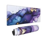 Alfombrilla Ratón Gaming XXL 500x250mm Alfombrilla de ratón Grande, Nube púrpura Mouse Pad XXL, con Bordes Cosidos y Base de Goma Antideslizante Mousepad Gaming, para PC, Jugadores, Oficina, P6367
