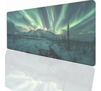 Alfombrilla Ratón Gaming XXL, Gaming Mouse Pad 1000x500x3mm, Protector Escritorio Antideslizante, Alfombrilla de Ratón LáSer Paisaje Mousepad Grande, Tapete Raton para Jugadores de PC Oficina LMDT8068