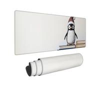 Alfombrilla Ratón Gaming XXL, Gaming Mouse Pad 1200 x 400 mm, Protector Escritorio Antideslizante, Alfombrilla de Ratón Lindo pingüino, Mousepad Grande, Tapete Raton para Jugadores de PC, Oficina h477