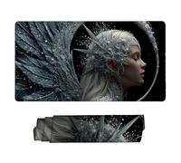 Alfombrilla Ratón Gaming XXL, Gaming Mouse Pad 1200x600mm, Protector Escritorio Antideslizante, Alfombrilla de Ratón Elf Fairy, Mousepad Grande, Tapete Raton para Jugadores de PC, Oficina v-466
