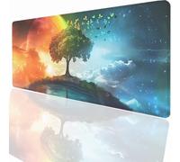 Alfombrilla Ratón Gaming XXL, Gaming Mouse Pad 1200x600x3mm, Protector Escritorio Antideslizante, Alfombrilla de Ratón Paisaje Mousepad Grande, Tapete Raton para Jugadores de PC Oficina PjY17028 N-U