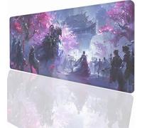 Alfombrilla Ratón Gaming XXL, Gaming Mouse Pad 1200x600x3mm, Protector Escritorio Antideslizante, Alfombrilla de Ratón DragóN Mousepad Grande, Tapete Raton para Jugadores de PC Oficina PjY5706 0-M