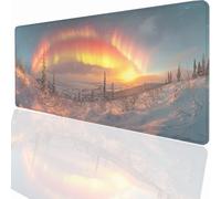 Alfombrilla Ratón Gaming XXL, Gaming Mouse Pad 1500x800x3mm, Protector Escritorio Antideslizante, Alfombrilla Ratón LáSer Cielo Estrellado Mousepad Grande Tapete Raton Jugadores PC Oficina LMDT10555