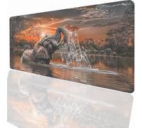 Alfombrilla Ratón Gaming XXL, Gaming Mouse Pad 1500x800x3mm, Protector Escritorio Antideslizante, Alfombrilla de Ratón Animal Mousepad Grande, Tapete Raton para Jugadores de PC Oficina PjY17312 N-U