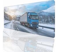 Alfombrilla Ratón Gaming XXL, Gaming Mouse Pad 1500x800x3mm, Protector Escritorio Antideslizante, Alfombrilla de Ratón Paisaje CamióN Mousepad Grande Tapete Raton Jugadores de PC Oficina LMDT2414