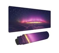 Alfombrilla Ratón Gaming XXL, Gaming Mouse Pad 1600 x 800 mm, Protector Escritorio Antideslizante, Alfombrilla de Ratón Aurora Phoenix, Mousepad Grande, Tapete Raton para Jugadores de PC, Oficina R420