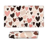 Alfombrilla Ratón Gaming XXL, Gaming Mouse Pad 500x250mm, Protector Escritorio Antideslizante, Alfombrilla de Ratón El amor Nórdico, Mousepad Grande, Tapete Raton para Jugadores de PC, Oficina v-36