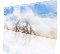 Alfombrilla Ratón Gaming XXL, Gaming Mouse Pad 600x300x3mm, Protector Escritorio Antideslizante, Alfombrilla de Ratón Abstracto Mousepad Grande, Tapete Raton para Jugadores de PC Oficina PjY17242 N-U