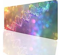 Alfombrilla Ratón Gaming XXL, Gaming Mouse Pad 600x300x3mm, Protector Escritorio Antideslizante, Alfombrilla de Ratón Cadena GenéTica ADN Mousepad Grande Tapete Raton Jugadores PC Oficina LMDT5819