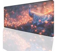 Alfombrilla Ratón Gaming XXL, Gaming Mouse Pad 700x300x3mm, Protector Escritorio Antideslizante, Alfombrilla de Ratón Paisaje Mousepad Grande, Tapete Raton para Jugadores de PC Oficina PjY14132 N-U