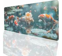 Alfombrilla Ratón Gaming XXL, Gaming Mouse Pad 700x400x3mm, Protector Escritorio Antideslizante, Alfombrilla de Ratón Flor Perro Mousepad Grande, Tapete Raton para Jugadores de PC Oficina LMDT11802