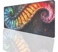 Alfombrilla Ratón Gaming XXL, Gaming Mouse Pad 700x400x3mm, Protector Escritorio Antideslizante, Alfombrilla de Ratón Escalera Mousepad Grande, Tapete Raton para Jugadores de PC Oficina PjY11146 N-U