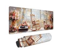 Alfombrilla Ratón Gaming XXL, Gaming Mouse Pad 800 x 300 mm, Protector Escritorio Antideslizante, Alfombrilla de Ratón Phoenix en el cielo estrellado, Mousepad Grande para Jugadores de PC, R-817