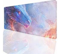 Alfombrilla Ratón Gaming XXL, Gaming Mouse Pad 800x300x3mm, Protector Escritorio Antideslizante, Alfombrilla de Ratón DragóN Mousepad Grande, Tapete Raton para Jugadores de PC Oficina PjY2236 2-D