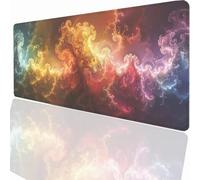 Alfombrilla Ratón Gaming XXL, Gaming Mouse Pad 800x400x3mm, Protector Escritorio Antideslizante, Alfombrilla de Ratón Llama Mousepad Grande, Tapete Raton para Jugadores de PC Oficina PjY13126 N-U