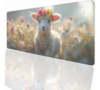 Alfombrilla Ratón Gaming XXL, Gaming Mouse Pad 900x300x3mm, Protector Escritorio Antideslizante, Alfombrilla de Ratón Animal Mousepad Grande, Tapete Raton para Jugadores de PC Oficina PjY11458 N-U