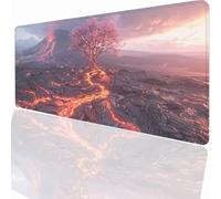 Alfombrilla Ratón Gaming XXL, Gaming Mouse Pad 900x400x3mm, Protector Escritorio Antideslizante, Alfombrilla de Ratón áRbol Mousepad Grande, Tapete Raton para Jugadores de PC Oficina PjY1714 7-0