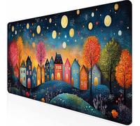 Alfombrilla Ratón Grande Color Historietas, Alfombrilla Raton Impermeable Antideslizante, Mouse Pad con Base de Goma Bordes Cosidos, Accesorios Gaming, Mousepad para Gamer1000 x 500 x 3MM -z1c0935