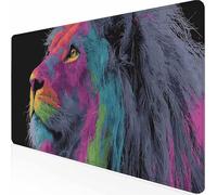 Alfombrilla Ratón Grande Color LeóN, Alfombrilla Raton Impermeable Antideslizante, Mouse Pad con Base de Goma Bordes Cosidos, Accesorios Gaming, Mousepad para Jugadores, PC 1000 x 500 mm -z1c09693