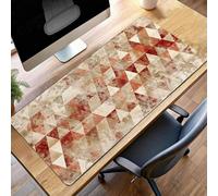 Alfombrilla Ratón Grande XXL 120 x 60cm Amarillo Abstracto Mouse Pad Gaming, Alfombrilla Antideslizante,Tapete Escritorio con Bordes Cosidos, Mat para Jugadores, Pc Accesorios PjY5149 8-P