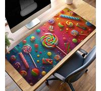 Alfombrilla Ratón Grande XXL 600x300x3mm Dulce Color Mouse Pad Gaming, Alfombrilla Antideslizante,Tapete Escritorio con Bordes Cosidos, Mat para Jugadores, Pc, Oficina Accesorios PjY11475 P-9