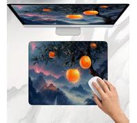 Alfombrilla Ratón Gris Paisaje, Alfombrilla Gaming 32 x 26 cm, Mousepad Delgado, Superficie Ultra-Suave, Bordes Anti-Deshilachado, Base Goma Antideslizante, para Portátil, Oficina, Home, Office j0j-1