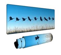 Alfombrilla Ratón Grúa Alfombrilla Ratón XXL 30x60x0.3 cm Impermeable Mousepad Animal Bordes sellados Mayor precisión y Velocidad per Teclado Portatil Gaming Oficina Regalo Hombre DBYH-1961