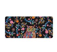 Alfombrilla Ratón Hojas Azules Animales Mouse Pad Duradero Alfombrilla Raton Base de Goma Protector Escritorio Almohadilla Raton No Deslizante Mousepad Engrosar Mouse Mat Desk Mat 300x800x3mm