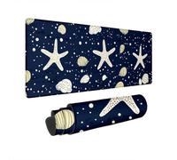 Alfombrilla Ratón Lindo Alfombrilla Escritorio Mouse Pad XXL 800x300 mm Impermeable Mousepad Estrella Tapete Escritorio con Base de Goma Antideslizante Desk Mat Protector Mesa Alfombra Raton N-14