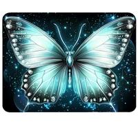 Alfombrilla Ratón Mariposa Alfombrilla Ratón 360x300x3mm, Sueño Mouse Pad Protector Escritorio Superficie Lisa y Base de Goma Antideslizante Precisión Velocidad para Oficina, PC, Regalo Mujer,Model417