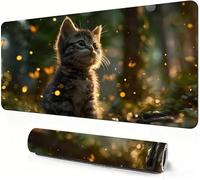 Alfombrilla Raton Mariposa Chico Alfombrilla Escritorio 1000x500x3mm Gaming Mouse Pad, Superficie Inferior Antideslizante, Movimiento Ratón más Suave, como Mejora Precisión y Velocidad Dz-341