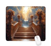 Alfombrilla Ratón Marrón Alfombrilla de Ratón 240x200x3mm Mouse Pad Pequeño Amanecer con Base Goma Antideslizante,Superficie Resistente Resistente a Salpicaduras,Portátil Mouse Pad,Oficina Casa J-430