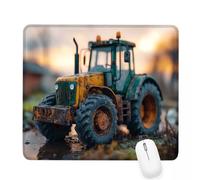 Alfombrilla Ratón Marrón Alfombrilla de Ratón 340x280x3mm Mouse Pad Pequeño Tractor con Base Goma Antideslizante,Superficie Resistente Resistente a Salpicaduras,Portátil Mouse Pad,Oficina Casa J-501