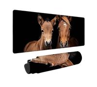 Alfombrilla Ratón MarróN Alfombrilla Ratón XXL 700 x 300 mm, Mouse Pad Caballo Mousepad con 3MM Bordes Cosidos, Impermeable Tapete Escritorio para Jugadores, PC, Oficina, Regalo Mujer -zjn2509HP