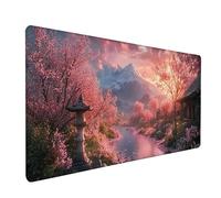 Alfombrilla Ratón Monte Fuji, áRbol Alfombrilla Escritorio 1600x800x3mm, Mouse Pad con Bordes Cosidos, Protector Escritorio XXL Antideslizante, Accesorios Gaming, Desk Mat, para, Oficina Gaming B-4150