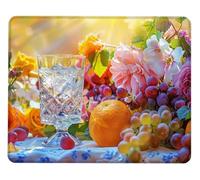 Alfombrilla Ratón Mouse Pad Gaming Alfombrilla Raton Pequeña 260x220x3mm Flor Alfombra Raton para Ordenador con Base de Goma Antideslizante Superficie Impermeable Mousepad, para PC Oficina Y0-795