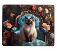 Alfombrilla Ratón Mouse Pad Gaming Alfombrilla Raton Pequeña 340x280x3mm Flor Alfombra Raton para Ordenador con Base de Goma Antideslizante Superficie Impermeable Mousepad, para PC Oficina Y0-529