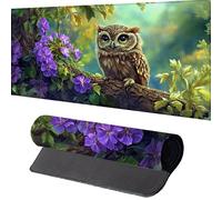 Alfombrilla Ratón n XXL 700 x 300 mm, PáJaro Mouse Pad Verde Alfombrilla Escritorio con Superficie Suave y Base de Goma Antideslizante, Gaming Mousepad Mejora La Precisión y La Velocidad F-Y