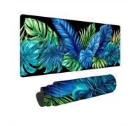 Alfombrilla Ratón Negro Alfombrilla Escritorio Mouse Pad XXL 1200x600 mm Impermeable Mousepad Planta Tapete Escritorio con Base de Goma Antideslizante Desk Mat Protector Mesa Alfombra Raton N-72