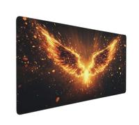 Alfombrilla Ratón Negro Alfombrilla Ratón XXL 1200x600x4mm Alfombrilla de Ratón Ergonómica,Lavable,Desk Mat con Base Antideslizante y Bordes Cosidos,Mouse Pad de Oficina y para Gaming en Casa ala