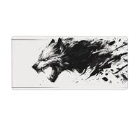 Alfombrilla Ratón Negro Y & Lobo 100 x 50 cm Alfombrilla de Escritorio G252