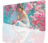 Alfombrilla Raton Ordenador Grande Gaming Mouse Pad XXL 1500x800x3mm, Impermeable Antideslizante, Lavable, Alfombrilla Escritorio con Base de Caucho para Gamers PC y Portátil - Abstracto PjY5929 T-P