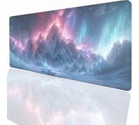 Alfombrilla Raton Ordenador Grande Gaming Mouse Pad XXL 1500x800x3mm, Impermeable Antideslizante, Lavable, alfombrilla escritorio con Base de Caucho para Gamers PC y Portátil - LáSer Paisaje LMDT14807